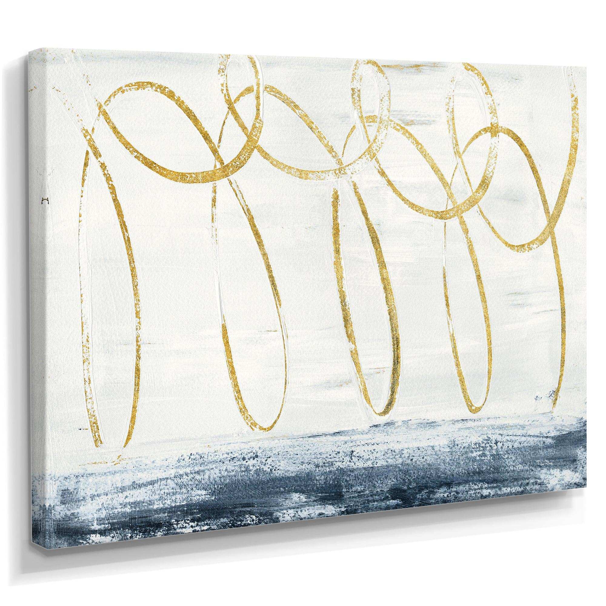 Gold Abstract Geometric Shape