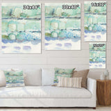 Blue Abstract Panel I