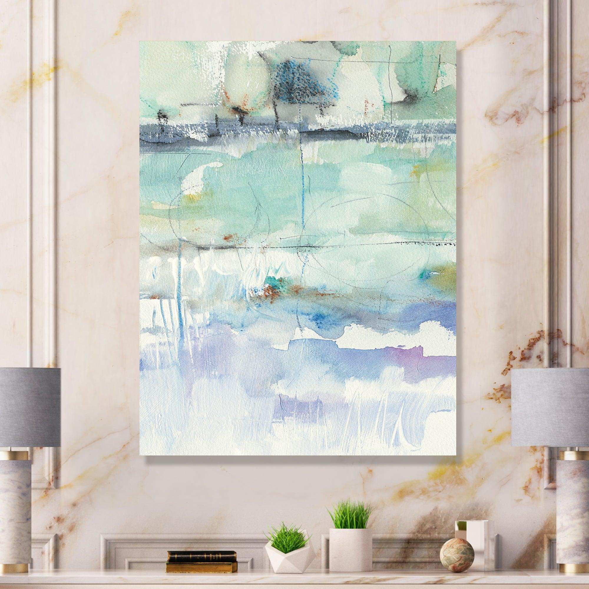 Blue Abstract Panel II