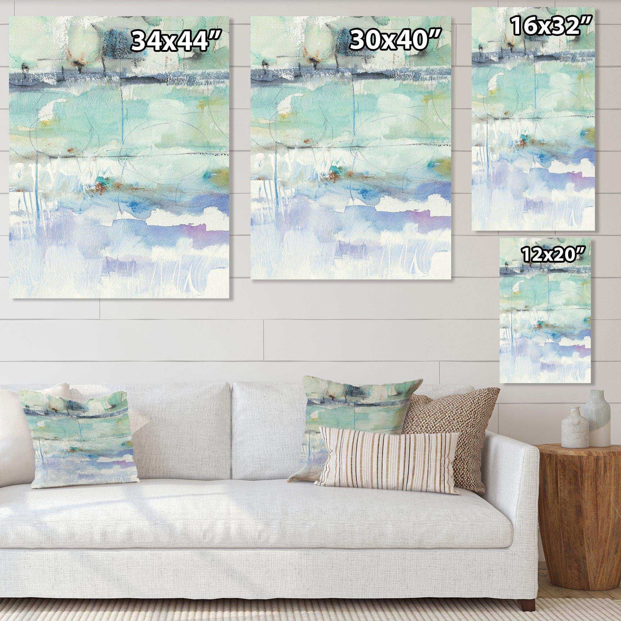 Blue Abstract Panel II