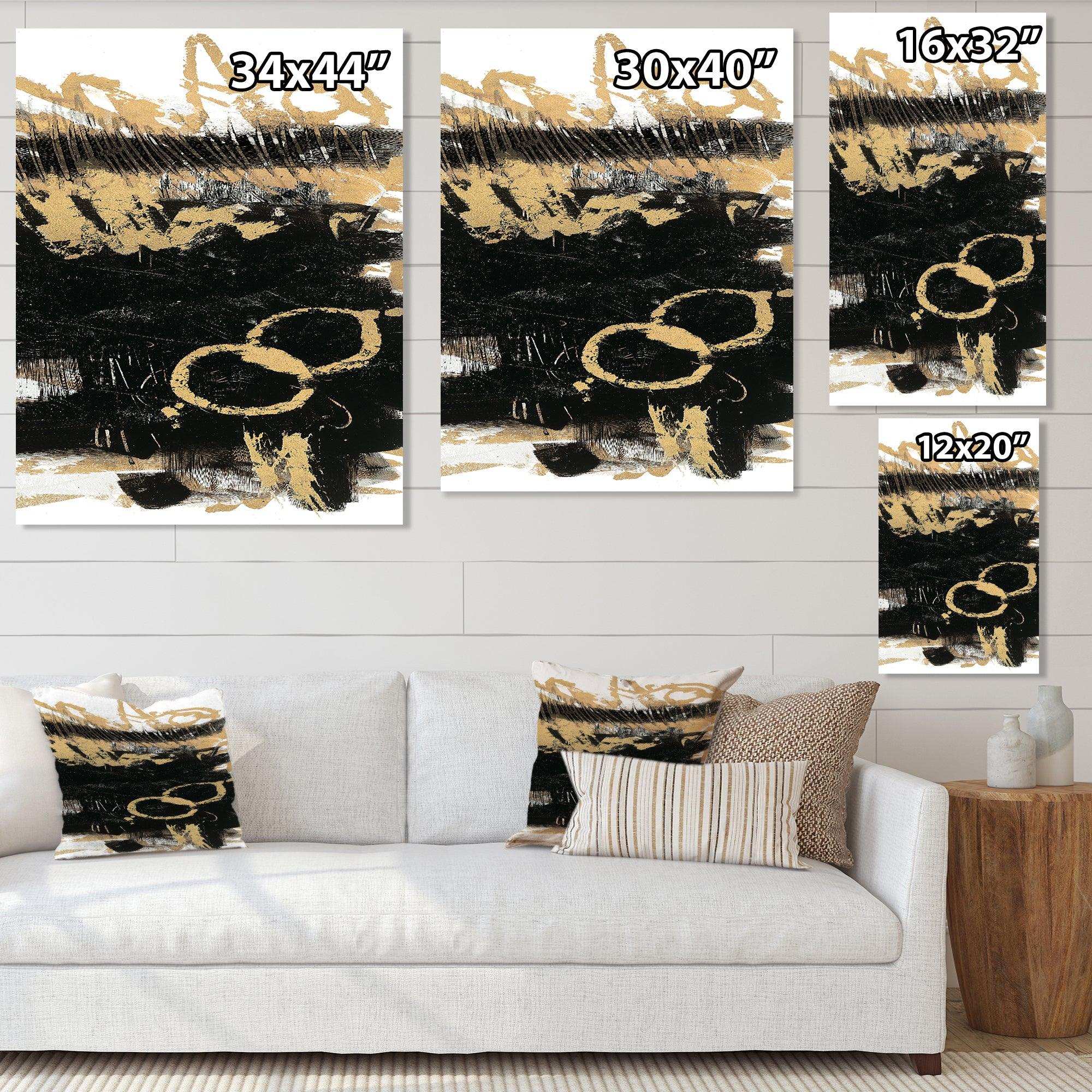 Gold and Black drift III