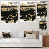 Gold and Black drift III