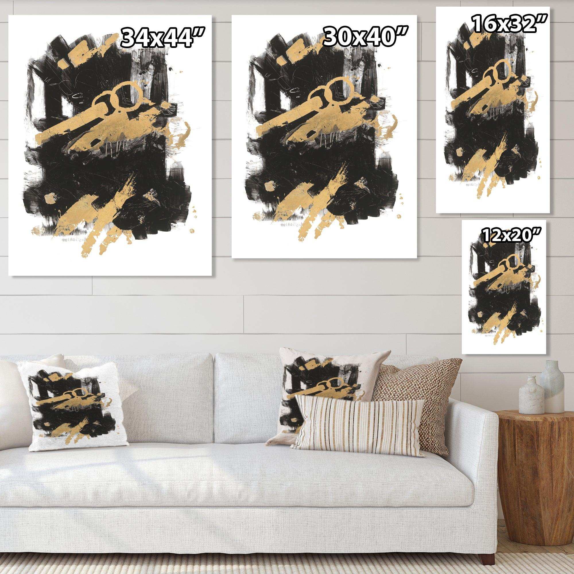 Gold and Black drift I