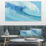 Ocean Wave with White Foam Multi-Panels