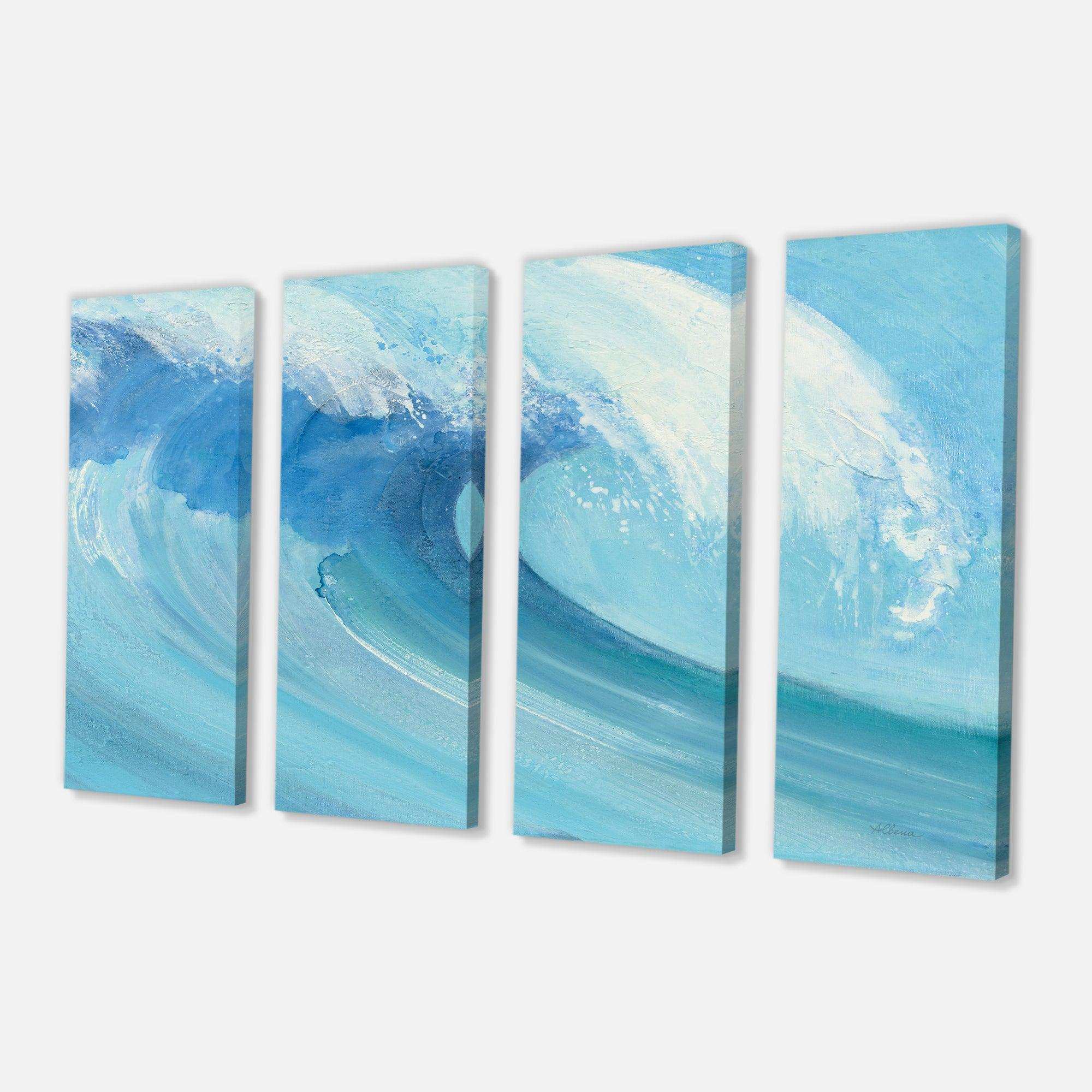 Ocean Wave with White Foam Multi-Panels