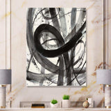 Black and White Minimalistic Painting