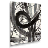 Black and White Minimalistic Painting