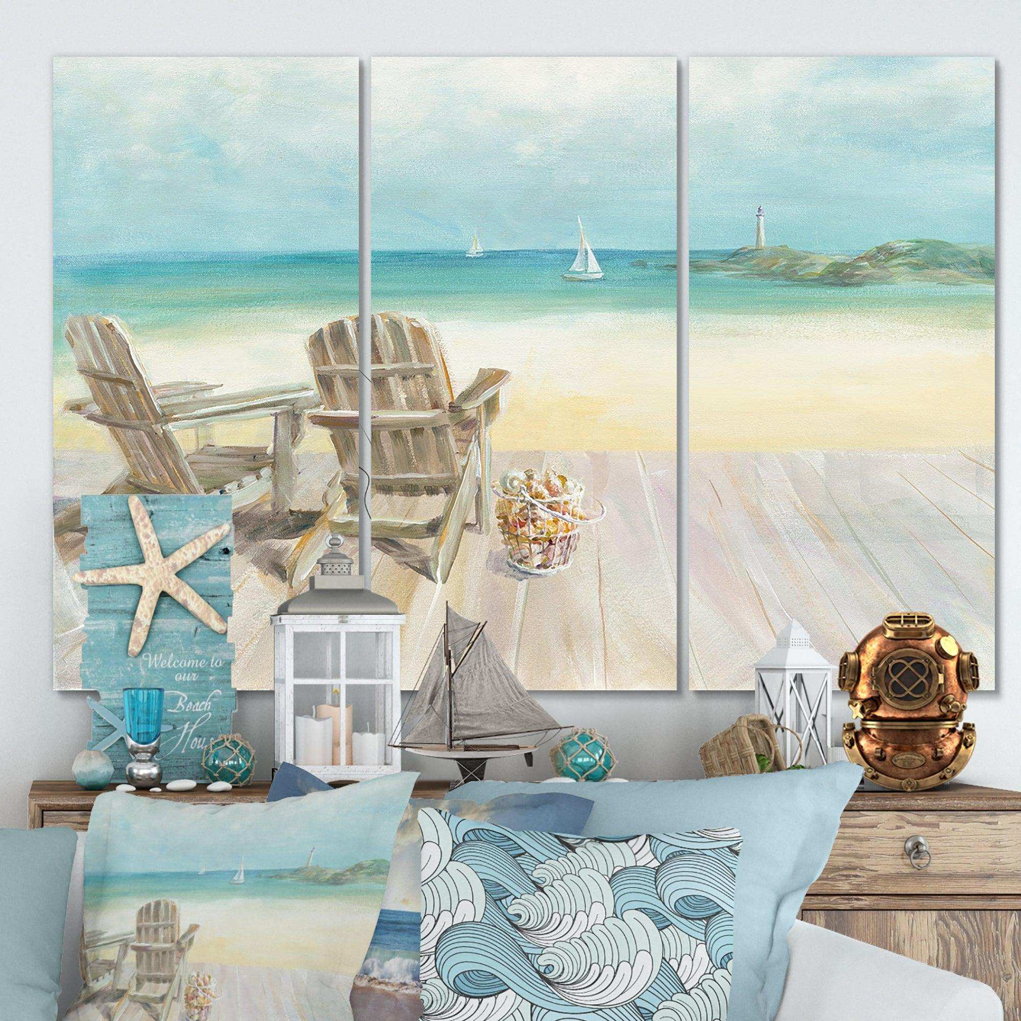 Seaside Morning no Window Multi-Panels