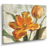 Parrot Tulips I on Ivory