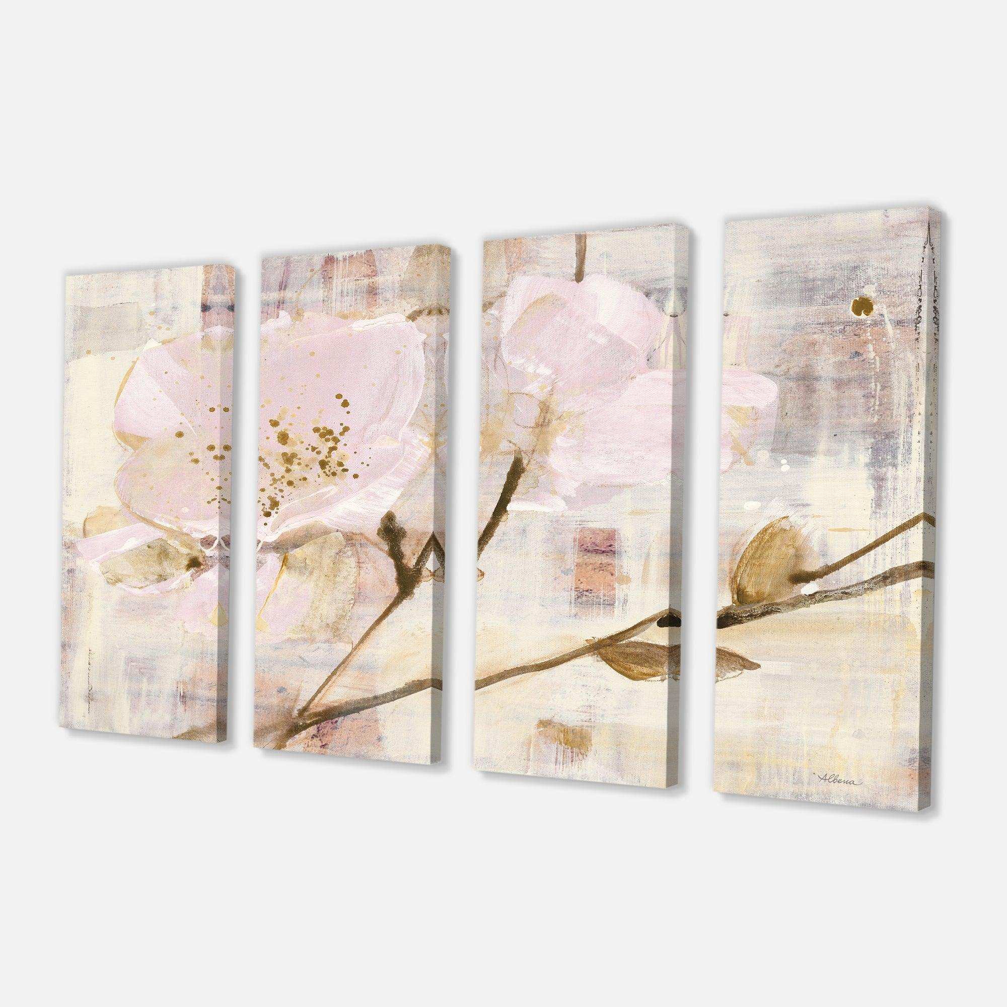 Elegance I Pink Multi-Panels