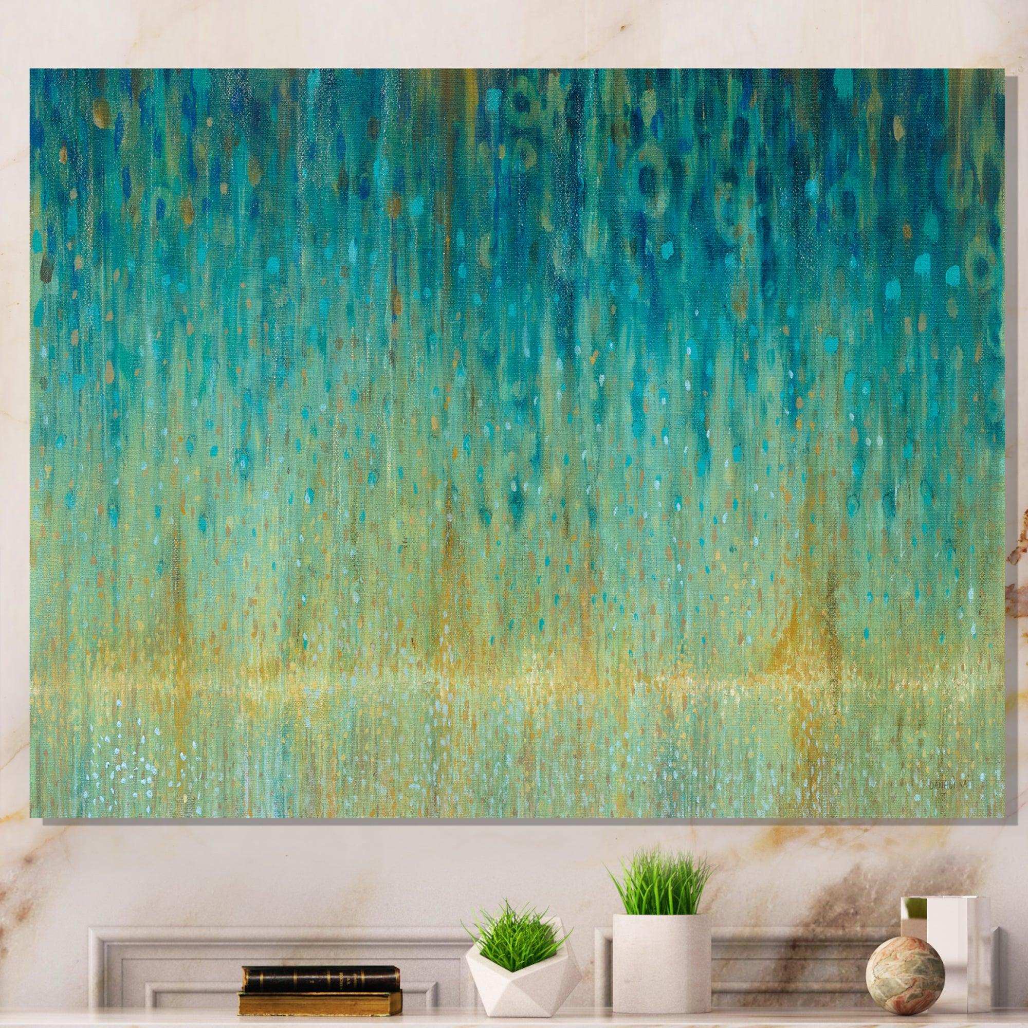 Rain Abstract  Panel