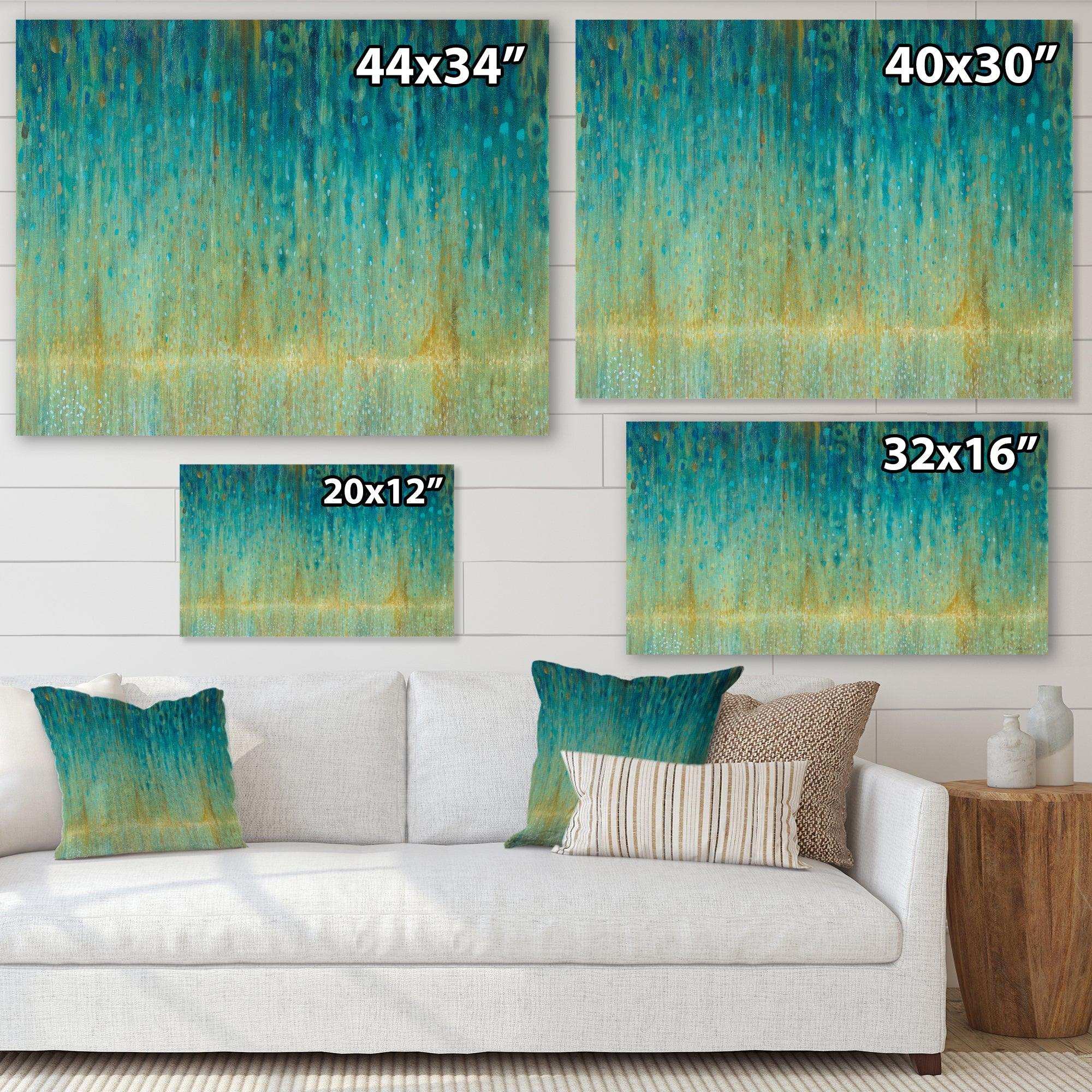 Rain Abstract  Panel