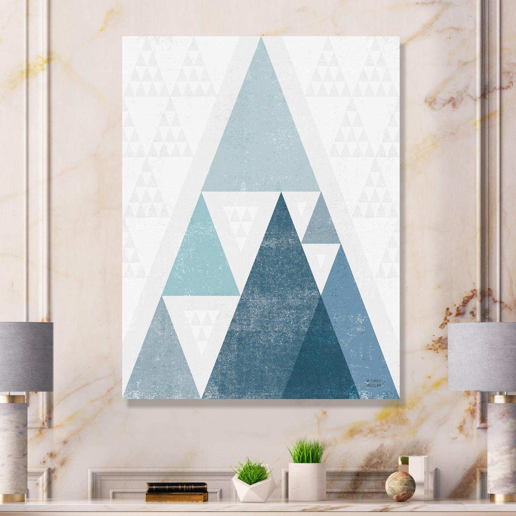 minimal Triangles III Blue