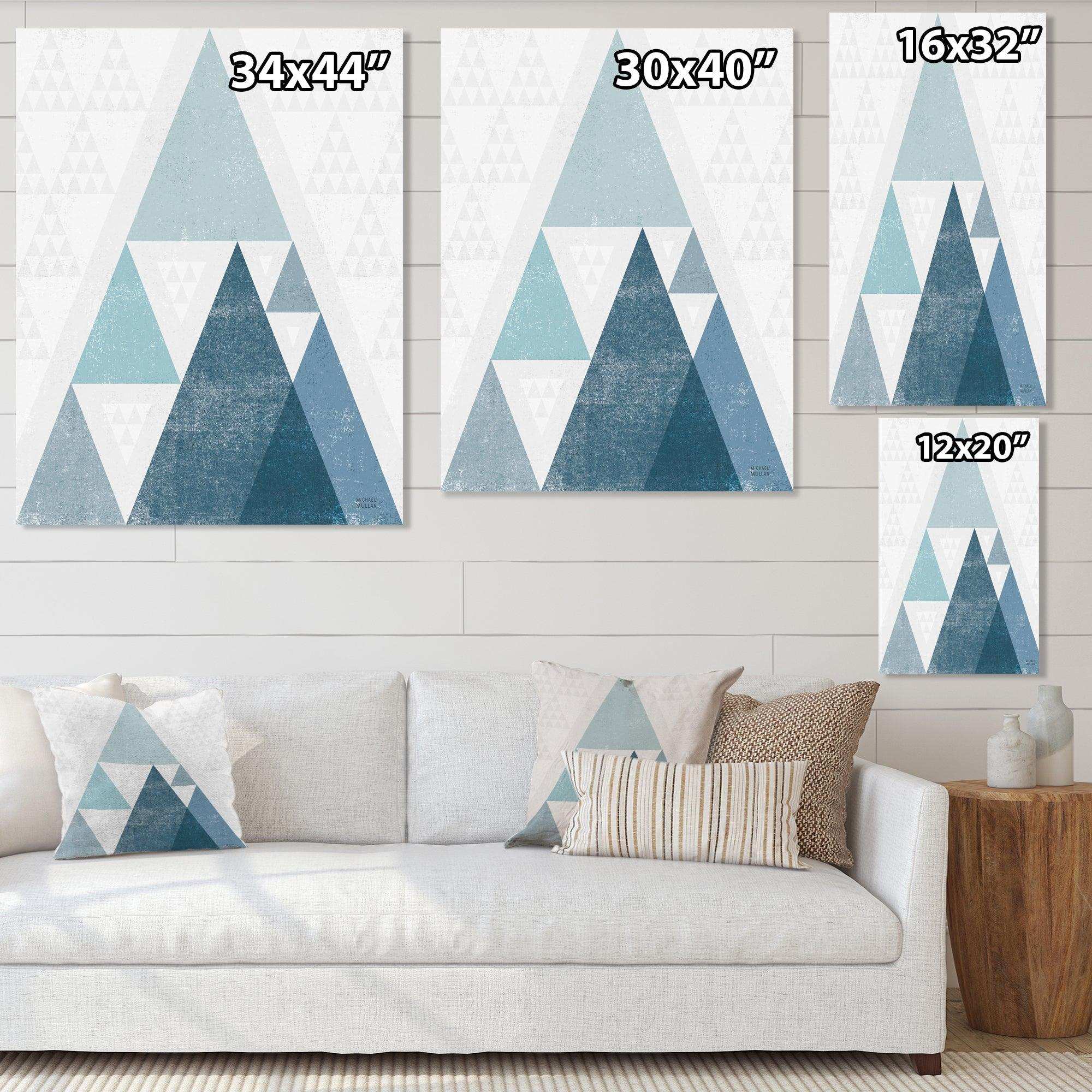 minimal Triangles III Blue