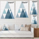 minimal Triangles III Blue