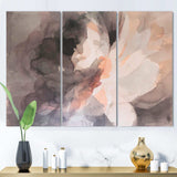 Abstract Peony Grey Multi-Panels 36x28