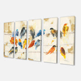Multicolor Bird Meeting Multi-Panels