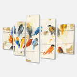 Multicolor Bird Meeting Multi-Panels