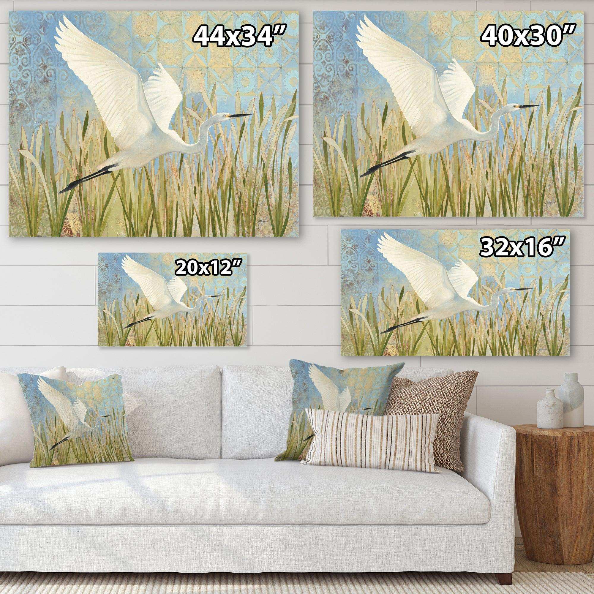 Snowy Egret in Flight vII