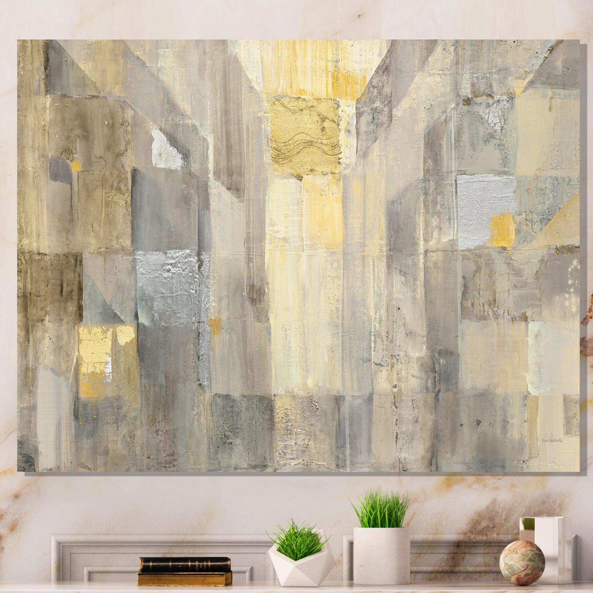 Gold Square Watercolor