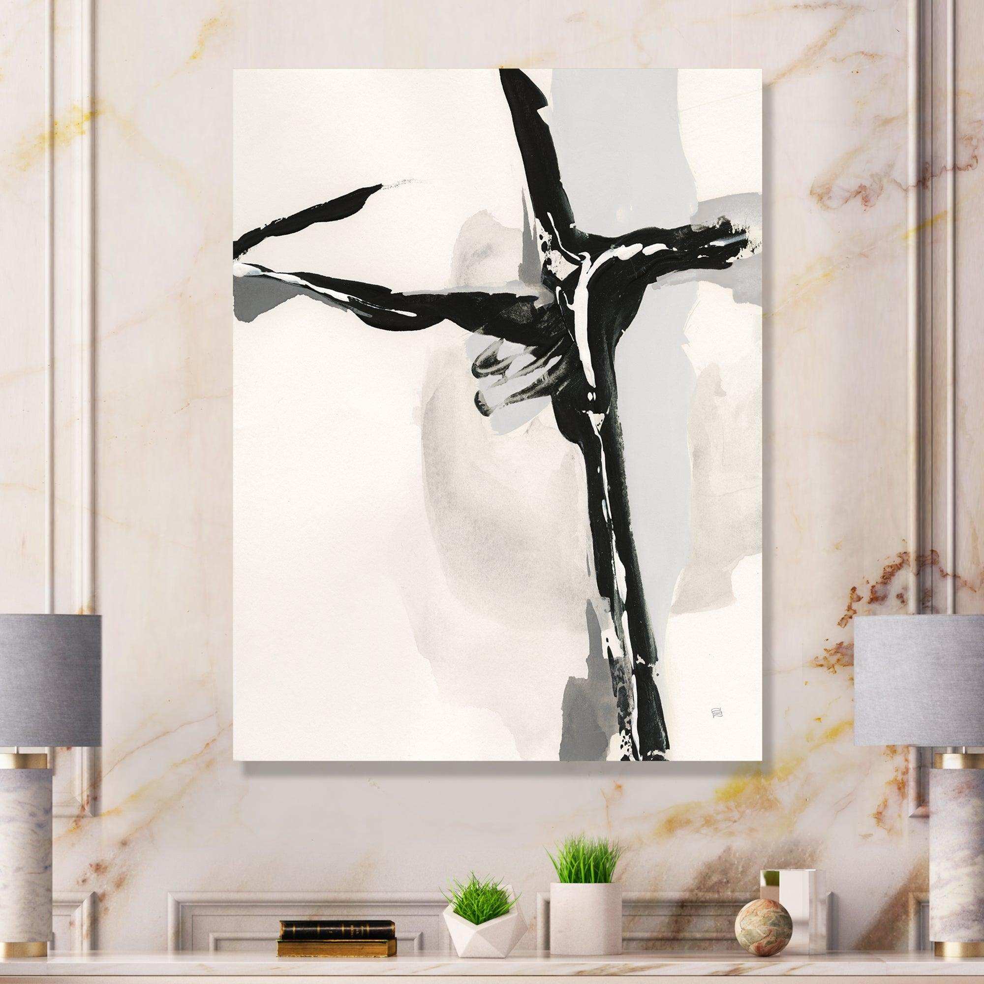 Abstract Neutral II Canvas Canvas