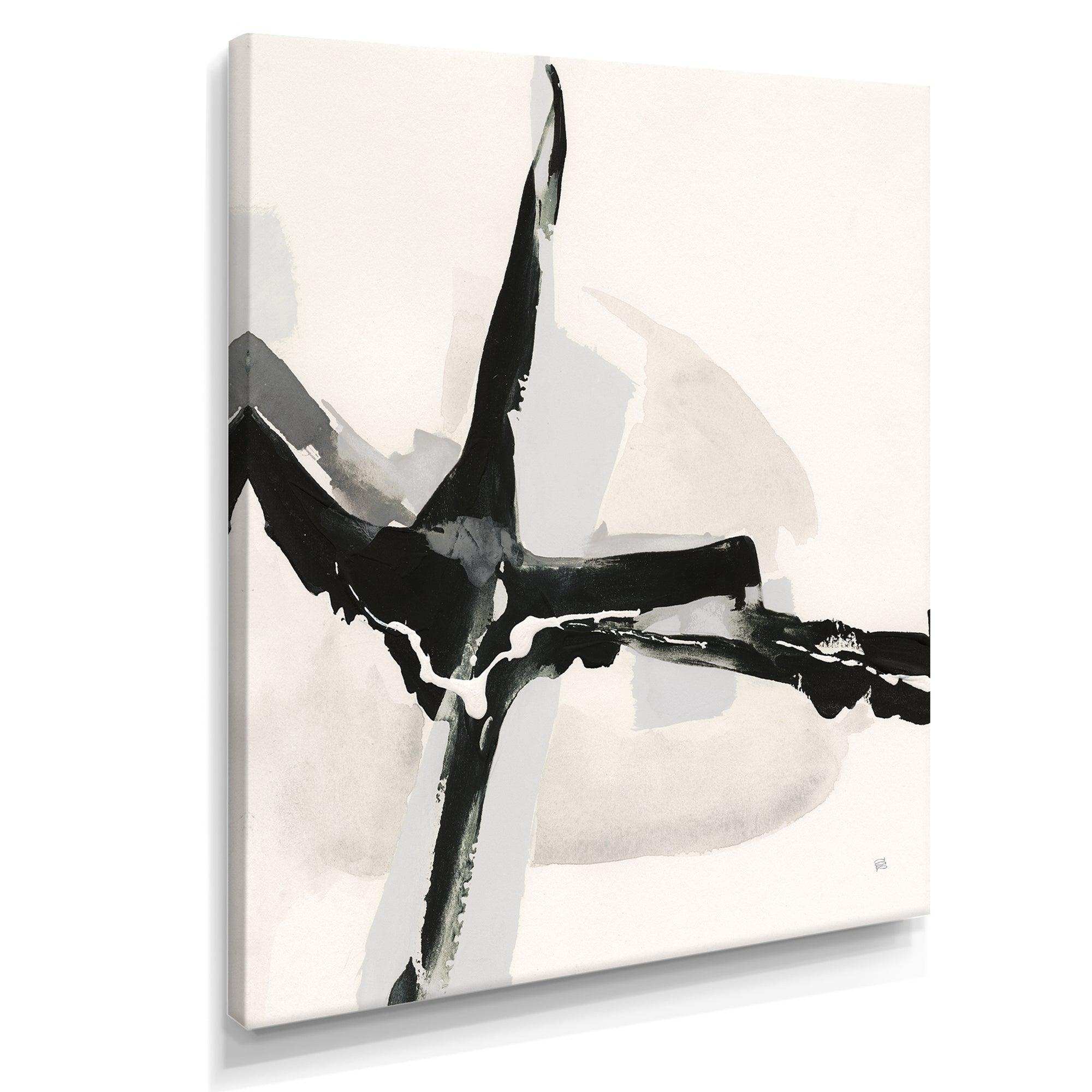 Abstract Neutral I Canvas Canvas