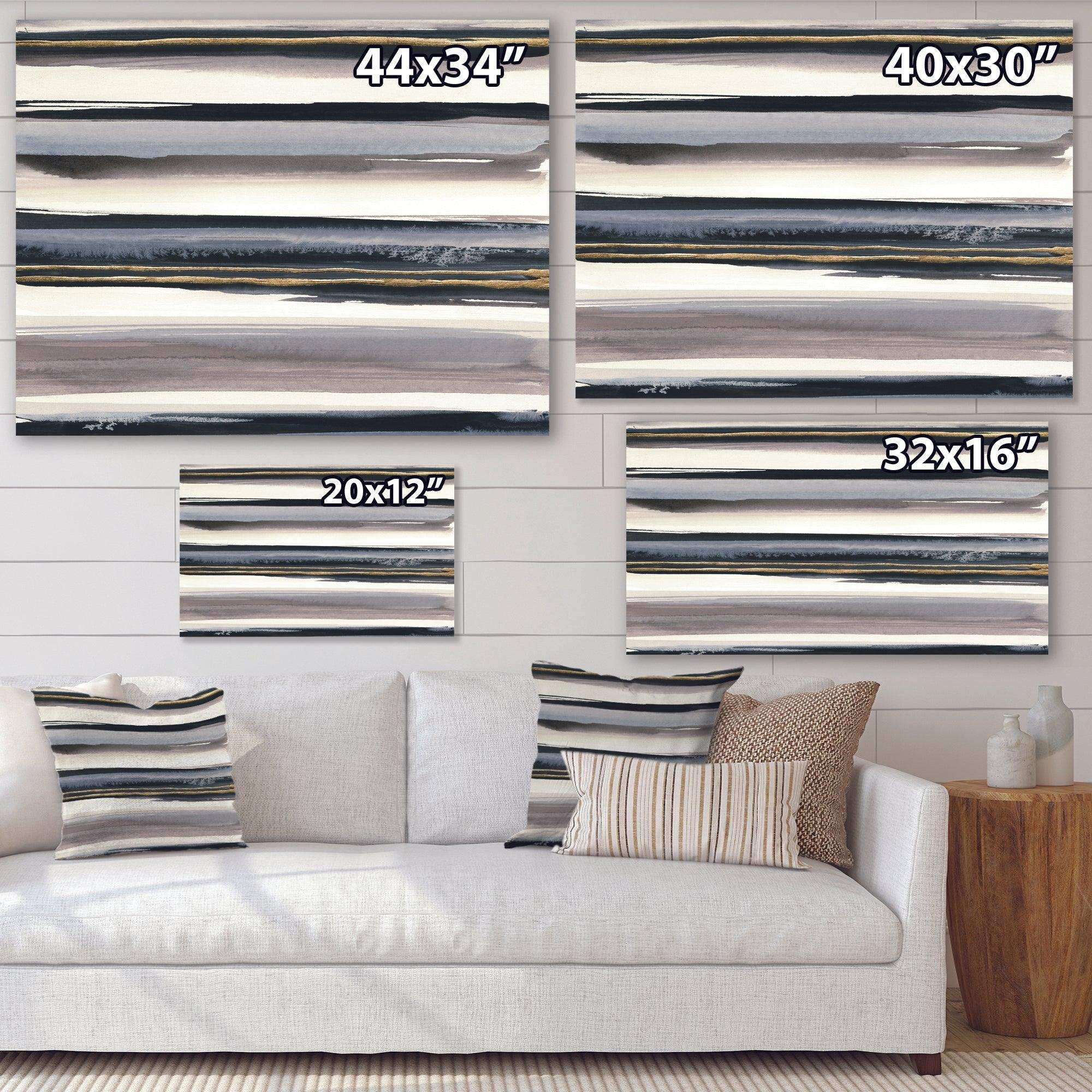 Gold Watercolor Amethyst I