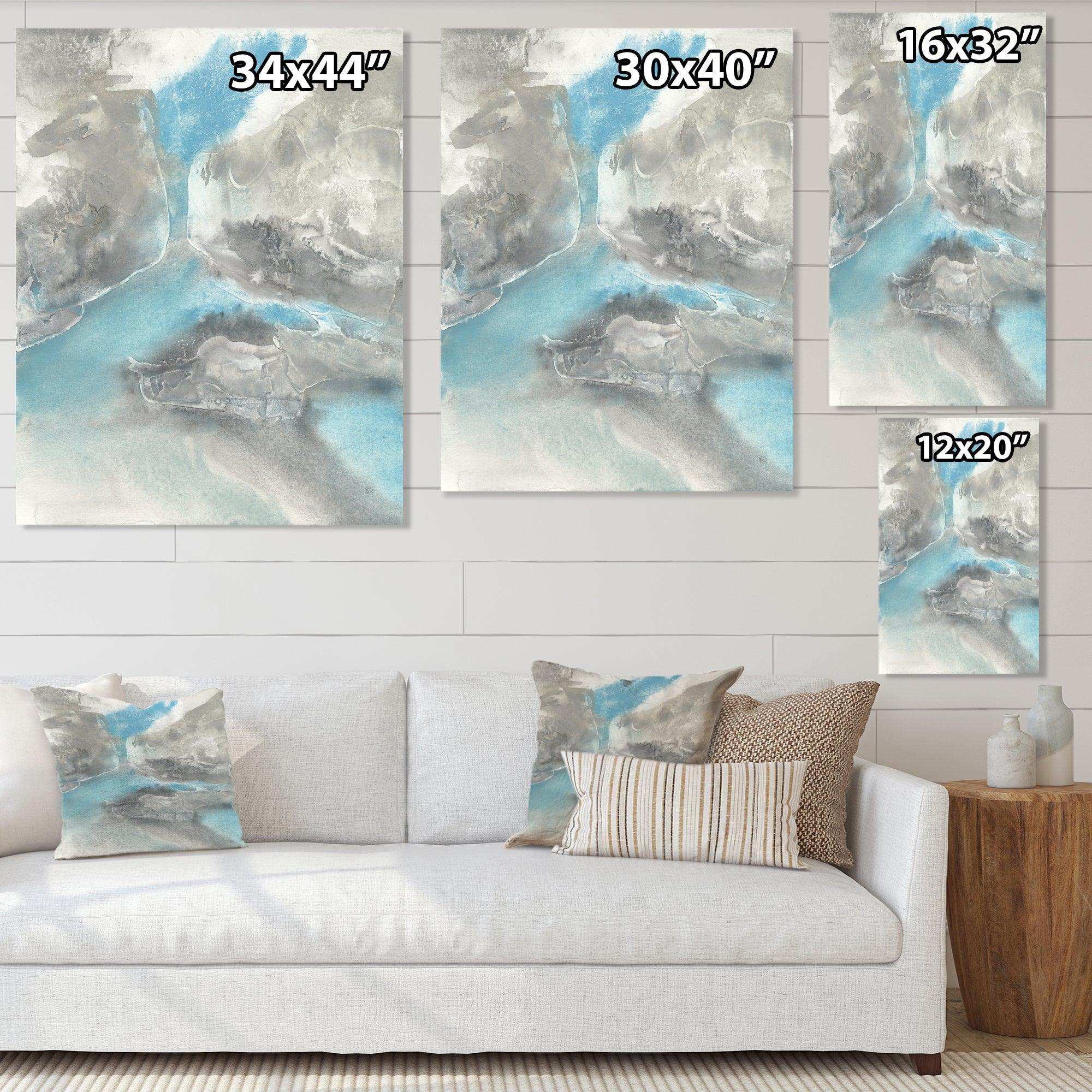 Watercolor Minimal Blue Tones II