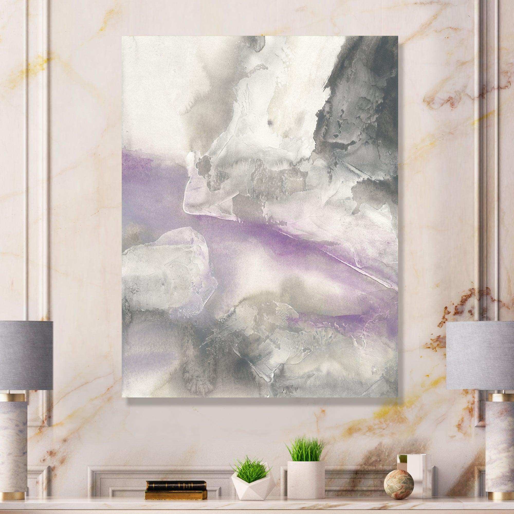 Watercolor Minimal Purple Tones I