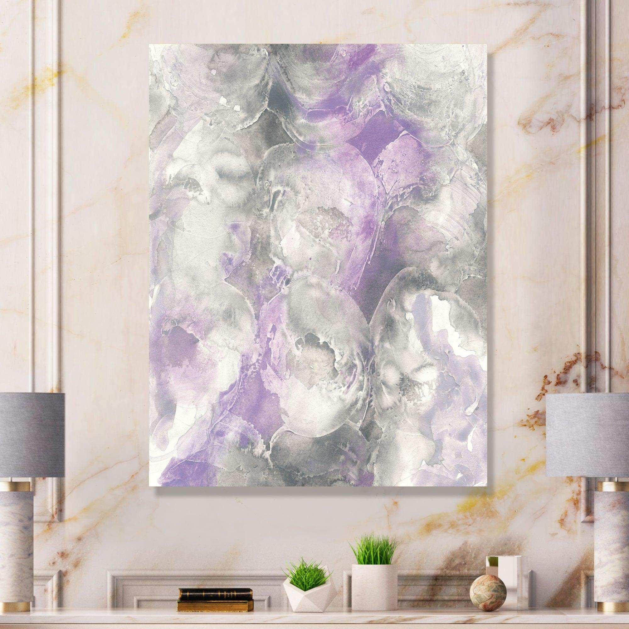 Watercolor Minimal Purple Tones III