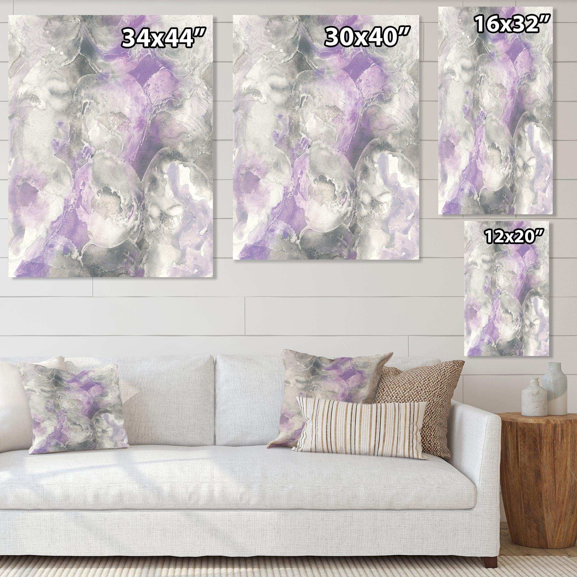 Watercolor Minimal Purple Tones III