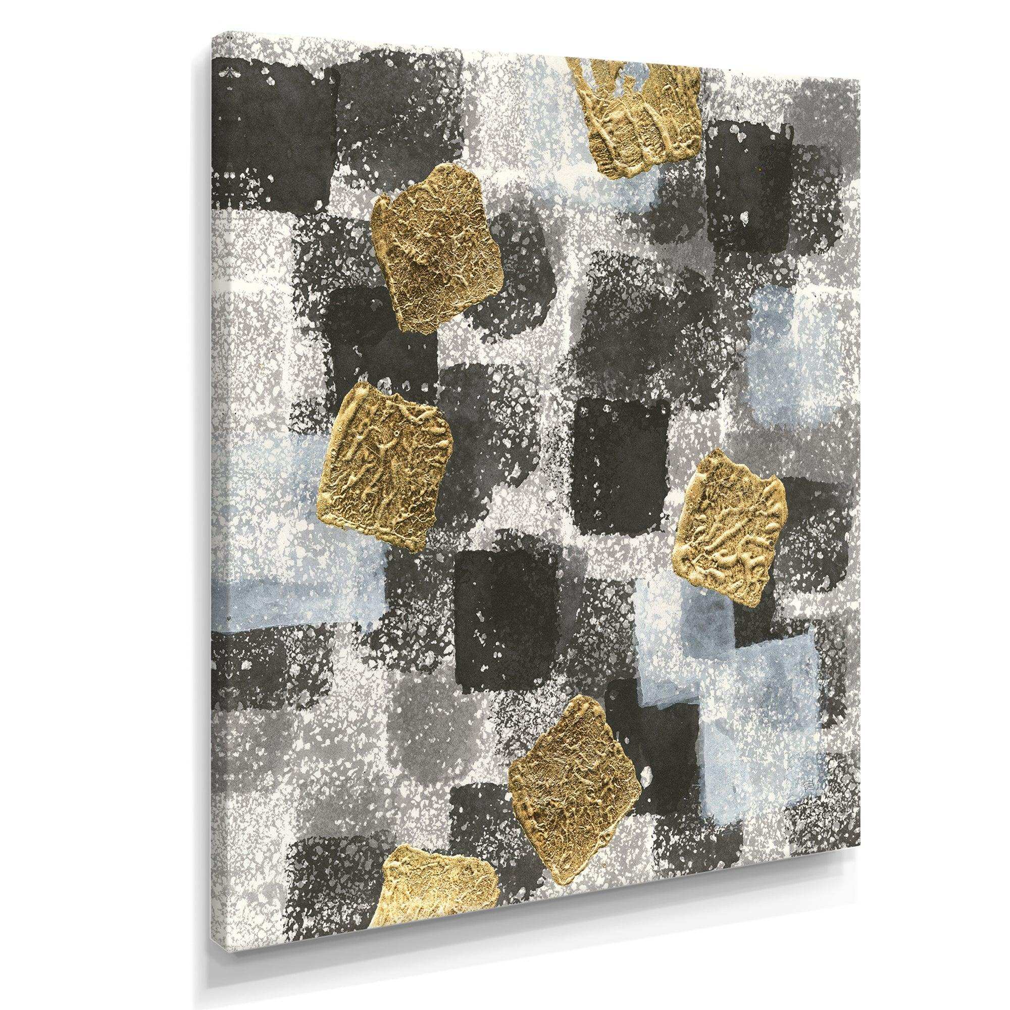 Gold Glamour Squares I