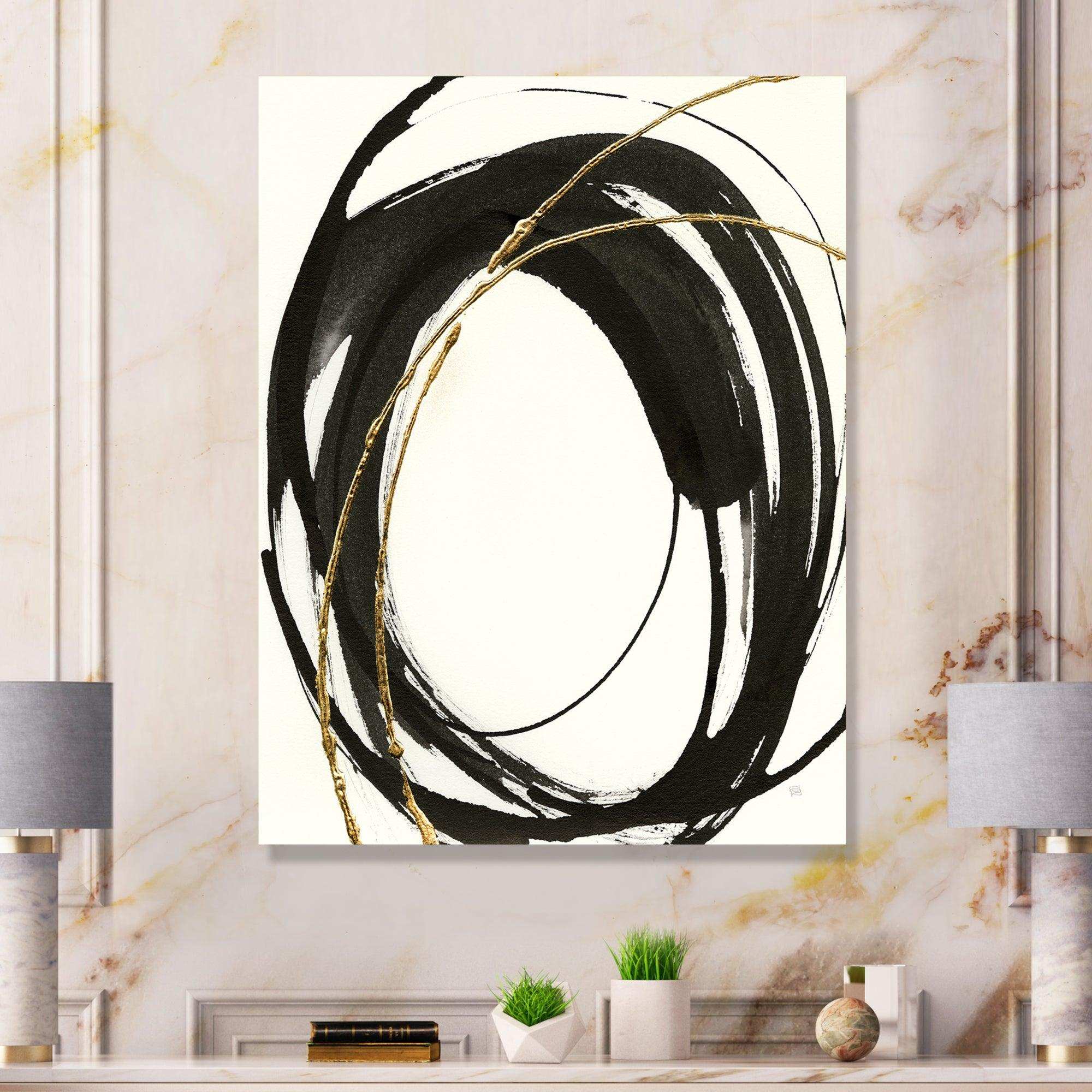 Gold Glamour Circle I