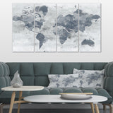 Golden Grey World Neutral Multi-Panels