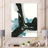 Geometric Black and Teal III