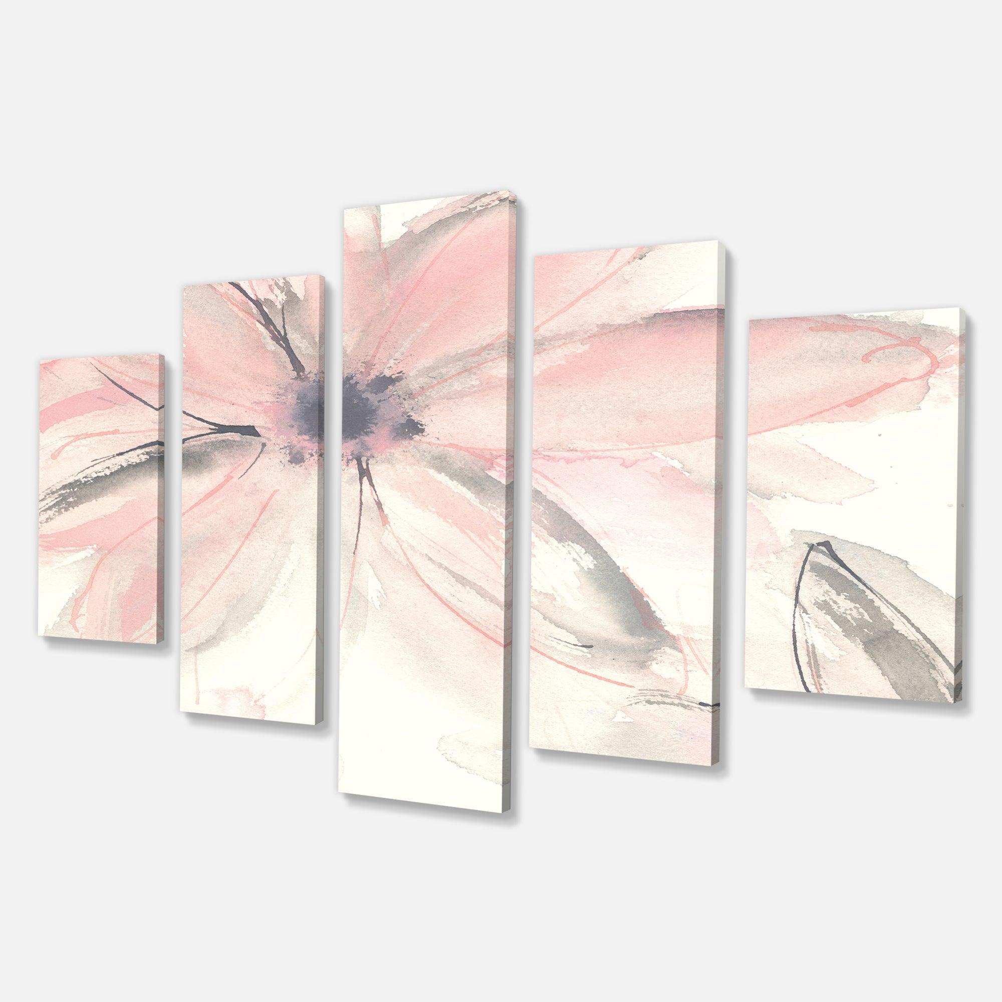 Pink Shabby Floral II Multi-Panels