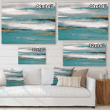 Glam Teal Watercolor II