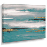 Glam Teal Watercolor II