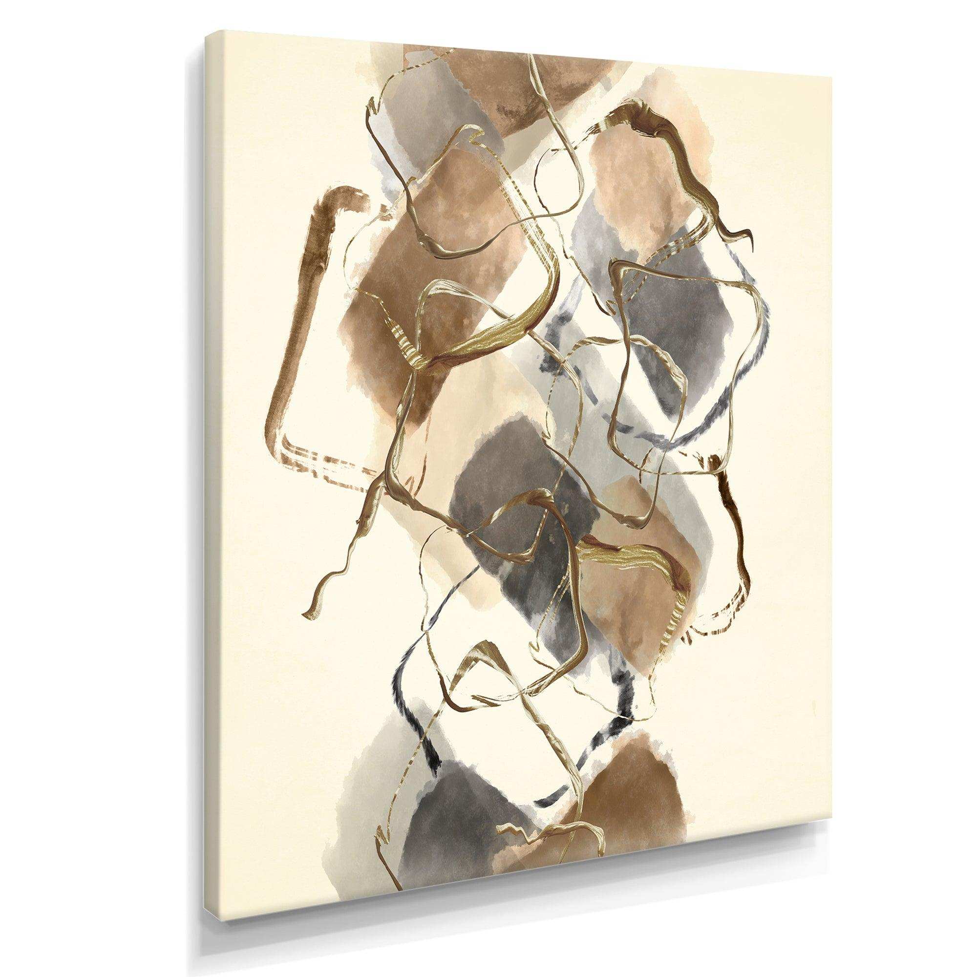 Gold Glam Squares III