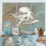 Octopus Treasures from the Sea Multi-Panels