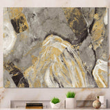 Painted Gold Stone