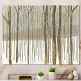 Forest in Winter Gold