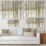 Forest in Winter Gold