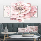 Indigold Shabby Peonies Pink Multi-Panels