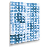 Indigo watercolor geometrical II