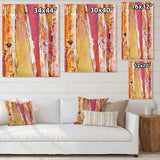 Orange Glam Natural Wood