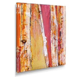 Orange Glam Natural Wood