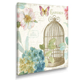 Vintage Floral Birdcage II