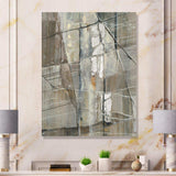 Grey Silver Geometric Composition