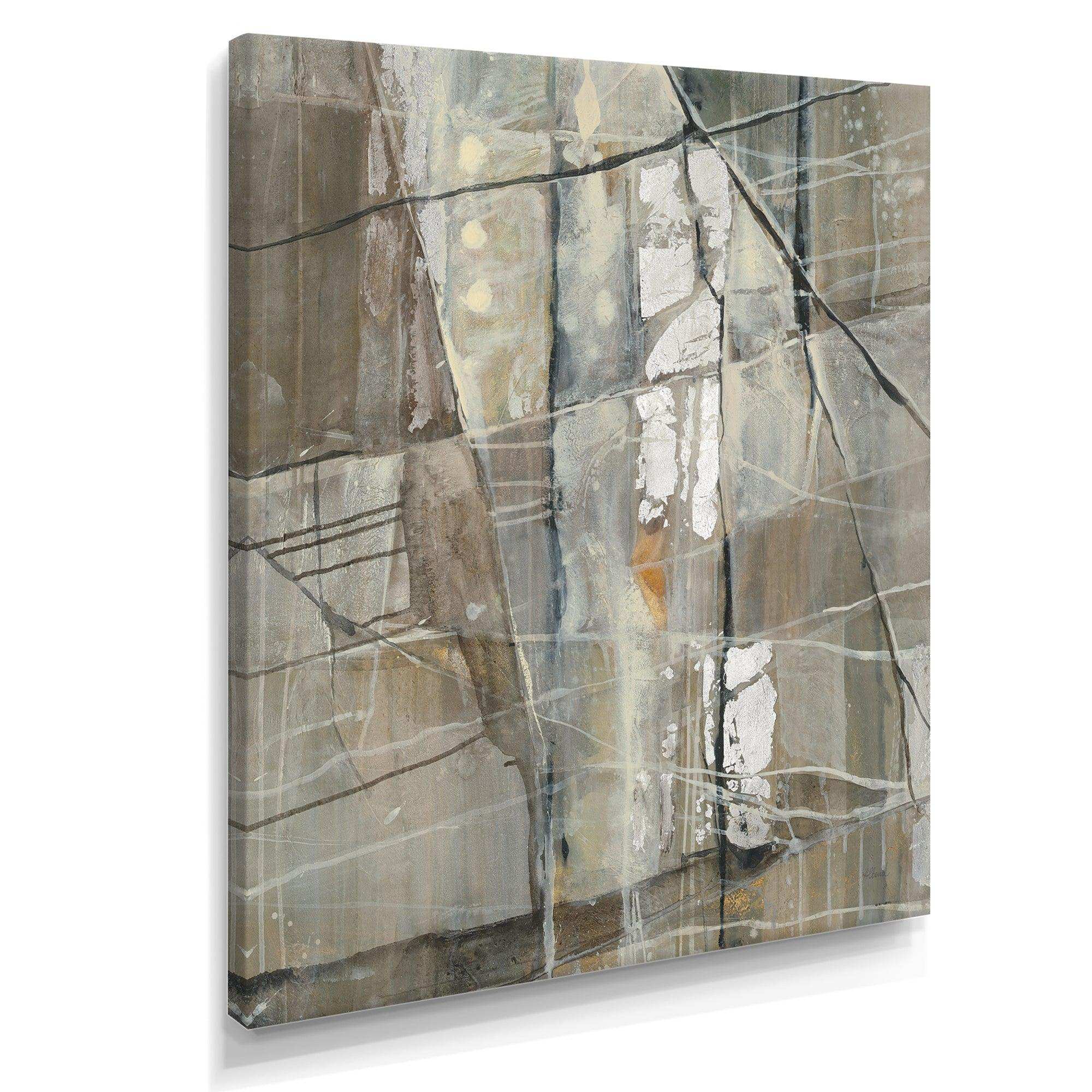 Grey Silver Geometric Composition